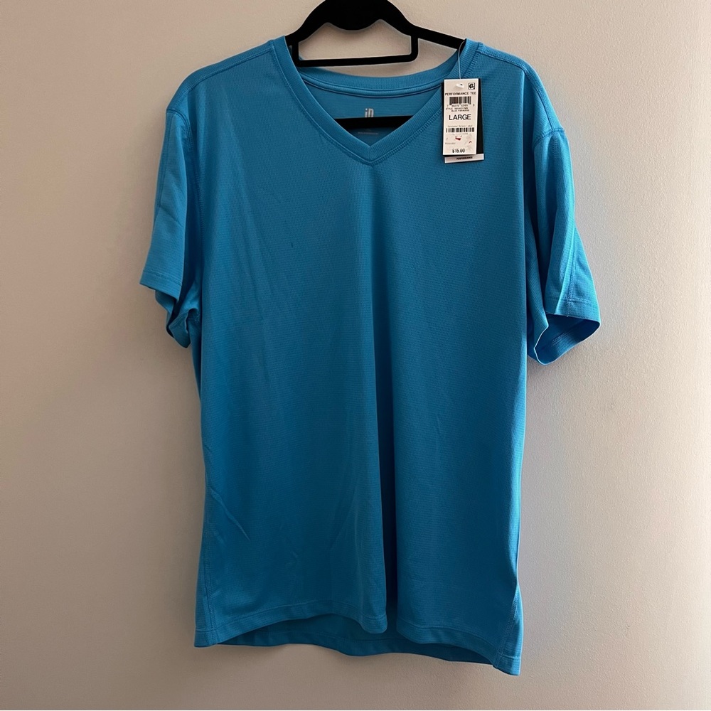 Ideology Men’s Short Sleeve  Light Blue Shirt